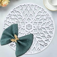 Fa Placemats faragott Trivet készlet őszi őszi Hálaadás étkező dohányzóasztal karcolás hő foltálló konyhai dekoráció