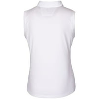 Női vágó & Buck fehér Detroit Lions Forge DryTec Stretch ujjatlan póló