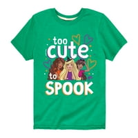 Barbie-Too Cute To Spook-Kisgyermek És Ifjúsági Rövid Ujjú Grafikus Póló