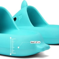 Férfi és női Shark Slides felhő papucs nyári újdonság nyitott Toe Slide szandál csúszásgátló strand medence zuhany