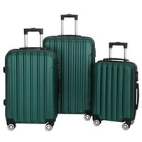 3 - in-multifunkcionális Nagy kapacitású utazó tároló bőrönd sötétzöld